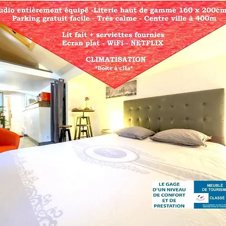 Studio La Tarine: Cozy Gîte with AC, Netflix & Parking Albertville Exterior photo